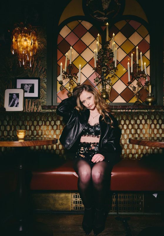 Suzanna Son Embraces Sheer Lace and Leather in NYC 2025