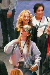 Sydney Sweeney opts for casual streetwear layers at Universal Studios Halloween Horror Nights 2025