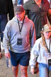 Sydney Sweeney opts for casual streetwear layers at Universal Studios Halloween Horror Nights 2025