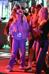 Sydney Sweeney opts for casual streetwear layers at Universal Studios Halloween Horror Nights 2025