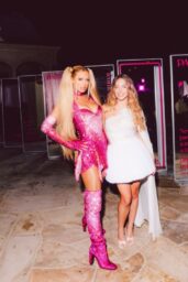 Sydney Sweeney Unveils Midsummer Petal Minidress at Paris Hilton Housewarming