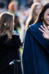 Tang Wei Channels Quiet Check Urbanism at the Burberry Show