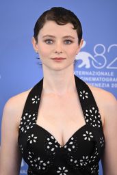 Thomasin McKenzie Debuts a Retro-Chic Look in Venice