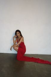 Victoria Justice Champions Chain Embellishment in High Fashion Photoshoot 2025