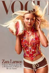 Zara Larsson Champions Vogue Cover Artistry In Floral Flirt