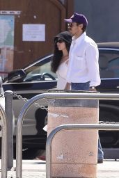 Zoe Kravitz & Harry Styles Stroll Argentario in Straw & Leather Ease