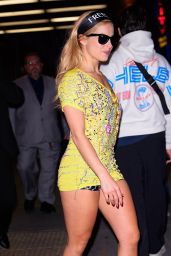 Addison Rae Channels Maximalist Glamour in Sequin Embellished Mini-Dress