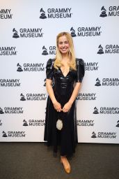 Addison Rae Opts for Latex Alejandra Dress at Grammy Museum Event