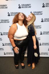 Addison Rae Opts for Latex Alejandra Dress at Grammy Museum Event