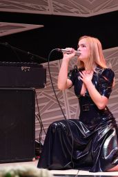 Addison Rae Opts for Latex Alejandra Dress at Grammy Museum Event