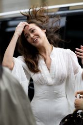 Alycia Debnam-Carey Embraces Corseted Chiffon At Zimmermann Paris Show