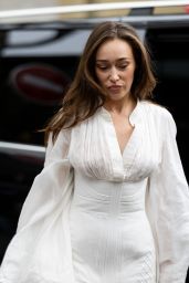Alycia Debnam-Carey Embraces Corseted Chiffon At Zimmermann Paris Show