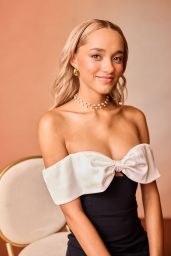 Amirah J Selects a Bicolor Bow Mini-Dress for ABC End of Summer Soirée