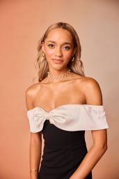 Amirah J Selects a Bicolor Bow Mini-Dress for ABC End of Summer Soirée