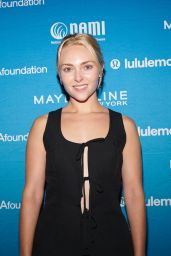 AnnaSophia Robb Black Mini Dress at NAMI Charity Event 2025