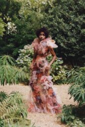 Ayo Edebiri's Textural Transformations for Vogue November 2025