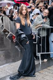 Barbara Palvin Embraces Sharp Minimalism at Vetements Fashion Show