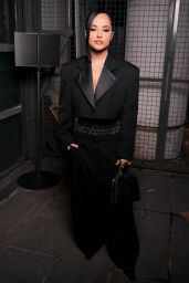 Becky G Embraces Cropped Tailoring at Stella McCartney Show