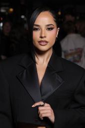 Becky G Embraces Cropped Tailoring at Stella McCartney Show