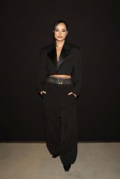 Becky G Embraces Cropped Tailoring at Stella McCartney Show