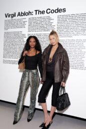 Bella Hadid Embraces Dark 90s Grunge for Virgil Abloh Exhibit