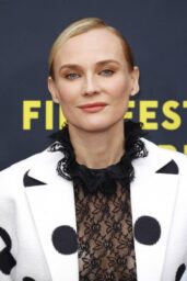 Diane Kruger in Polka Dot Patou at Hamburg Film Festival 2025
