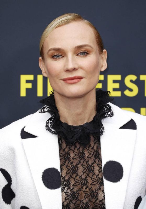Diane Kruger in Polka Dot Patou at Hamburg Film Festival 2025