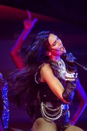 Dua Lipa Channels Vintage Chanel in Sequined Performance Bodysuit