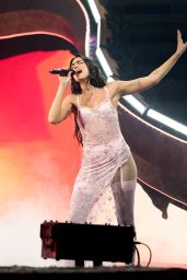 Dua Lipa Selects Striking Gold Corset Bodysuit for Radical Optimism Tour