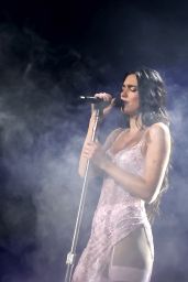 Dua Lipa Selects Striking Gold Corset Bodysuit for Radical Optimism Tour