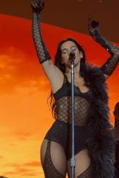 Dua Lipa Shines in Sequined Gown for Radical Optimism Tour in LA