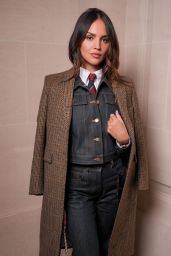 Eiza Gonzalez Dons Thom Browne at Paris Fashion Show