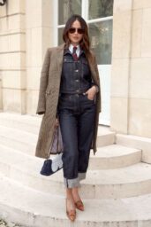 Eiza Gonzalez Dons Thom Browne at Paris Fashion Show