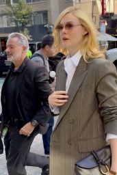 Elle Fanning Elevates Classic Suiting for "Sentimental Value" Q&A