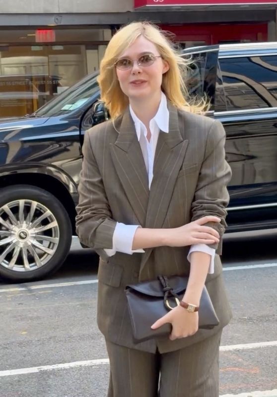 Elle Fanning Elevates Classic Suiting for "Sentimental Value" Q&A