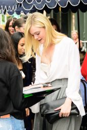 Elle Fanning Elevates Drape and Volume in New York City