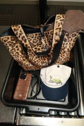 Elsa Hosk Wears Saint Laurent Leopard Tote on Instagram