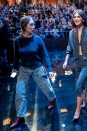 Emilia Jones Cropped Suit Set Late Night Seth Meyers