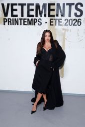 Emilia Mernes Embraces Corseted Black Look at Vetements SS26