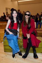 Emily Ratajkowski Champions Voluminous Red at Loewe Show