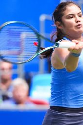 Emma Raducanu on Court Wear at Wuhan Open 2025