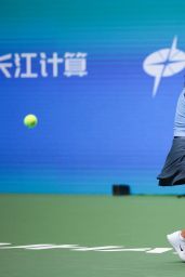 Emma Raducanu on Court Wear at Wuhan Open 2025