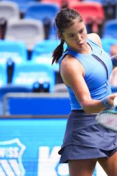 Emma Raducanu on Court Wear at Wuhan Open 2025