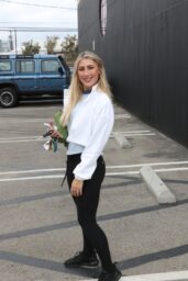 Emma Slater Selects Athleisure Blazer Combo in Hollywood