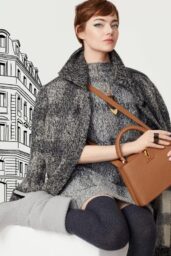 Emma Stone in Textured Knitwear for Louis Vuitton Campaign 2025