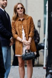 Emma Watson Embraces Minimalist Suede for Miu Miu Show