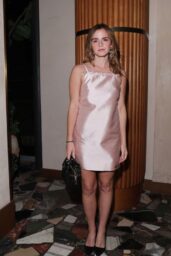 Emma Watson In Miu Miu Embraces Minimalist Chic At Paris Dinner