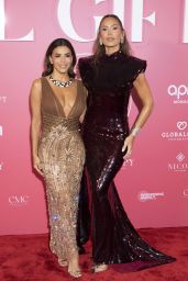 Eva Longoria Wears Intricate Beaded Gown at Monaco Gala