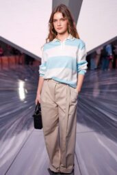 Florence Hunt Channels Collegiate Chic at Dior Spring Summer 2026