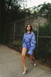 Geraldine Viswanathan Champions Off-Duty Glamour in Floral Ruffles for Schön! Magazine, October 2025